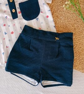 short azul